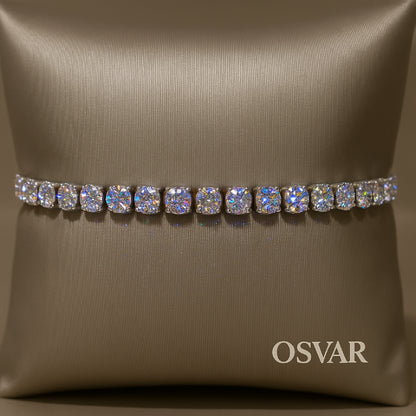 BRACELET TENNIS - MOISSANITE VVS1 - OR 18K - HOMME