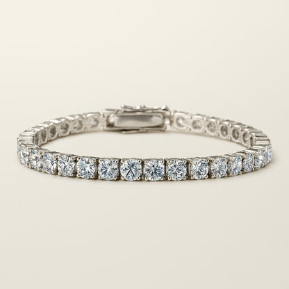 BRACELET TENNIS - MOISSANITE VVS1 - OR 18K - HOMME