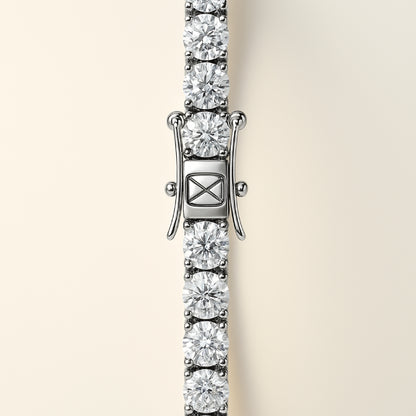 BRACELET TENNIS - MOISSANITE VVS1 - OR 18K - HOMME
